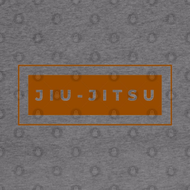 BJJ Jiu Jitsu Minimal Brown by HootVault